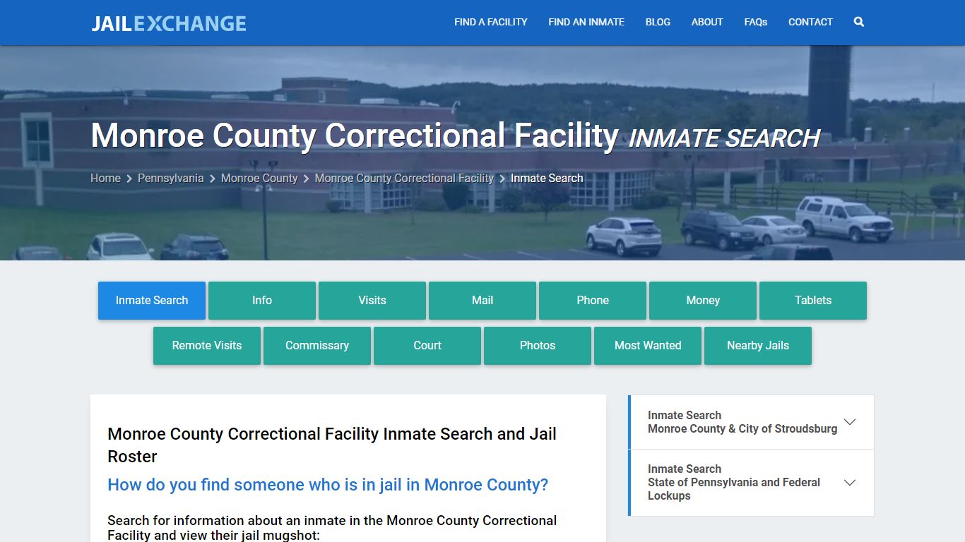 Monroe County Correctional Facility Inmate Search - Jail Exchange